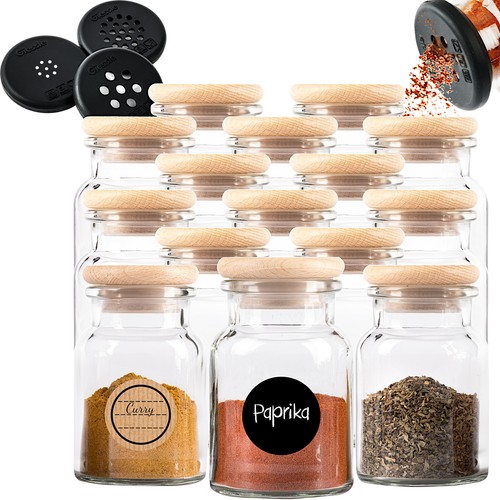 Gewürzgläser set mit 15x - set,
