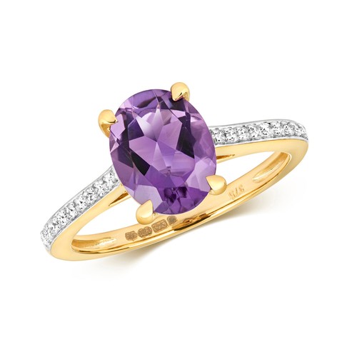 Ring gelbgold ovaler - 9, kt