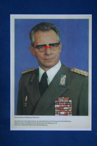 Nva generaloberst reinhold mfs - reinhold,