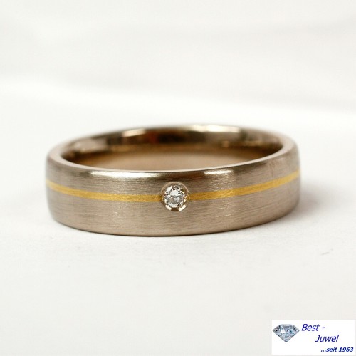 Ring solitär weißgold mit - solitär,