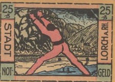 25 PFENNIG 1921 City of LORCH