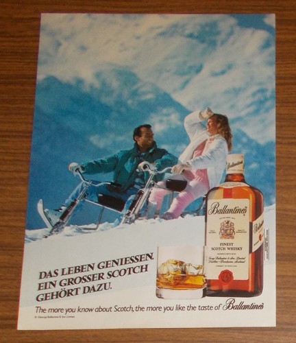 Seltene werbung ballantines - seltene,