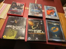 9 x pc cd-rom computer Spiele need for speed swat splinter cell
