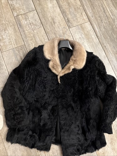Nerz grau jacke echtpelz - grau,