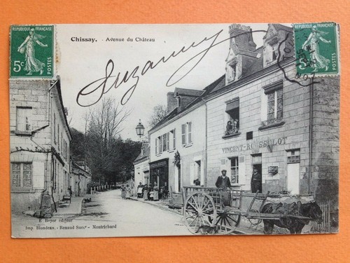 Postkarte 1910 chissay - postkarte,