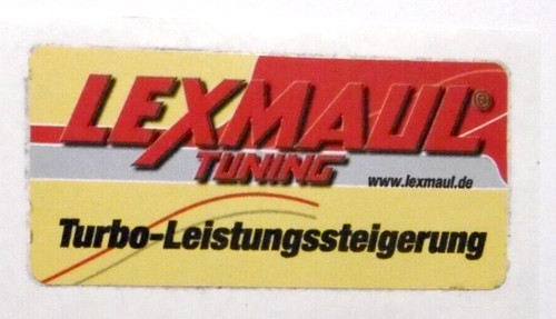 Werbe aufkleber lexmaul tuning - lexmaul,