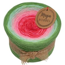 MegaBobbel*Seerose*395*Fädigkeit+Länge n. Wahl*Verlaufsgarn Wolle Lace GP:73€/kg