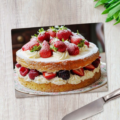 Victoria biskuit beere kuchen - biskuit,