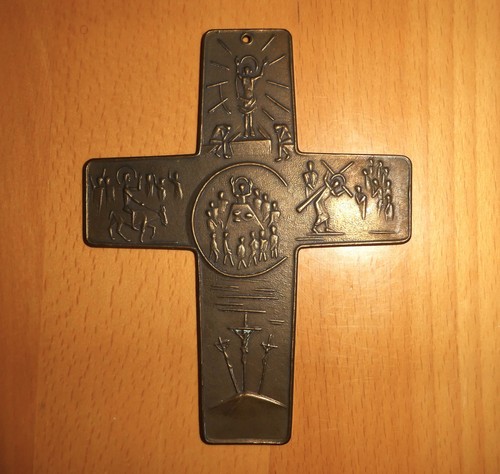 Bronzekreuz wandkreuz x - bronzekreuz,