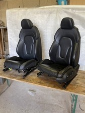 Audi R8 Sitz Ledersitz elektrisch Leder Schwarz