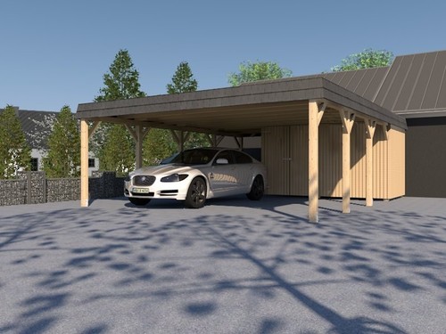 Carport walmdach assen 600 x - carport, v