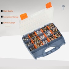 1200tlg Nietmutter-Sortiment Box M3-M12 Blindnietmuttern Einnietmuttern32X26X7cm