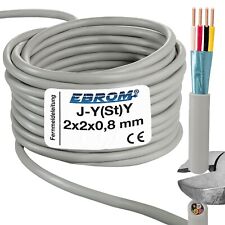 (0,89€/m) J-Y(St)Y 2x2x0,8 mm Telefonkabel Fernmeldeleitung - viele Längen