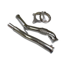 Edelsteahl Auspuff Herunterrohr Für Audi VW Volkswangen Golf GTI MK5 MK6 2006-10