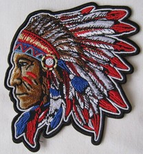 AUFNÄHER PATCH  INDIAN CHIEF
