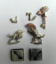 Warhammer Fantasy Echsenmenschen Sauruskireger Standartenträger und Musiker