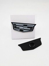 Cadillac Logo 3D-Druck Pin Abzeichen Geschenk USA Caddy Luxus Auto Liebhaber Fan hergestellt in UK