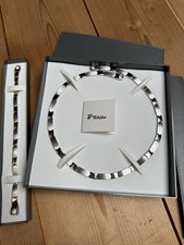 Schmuck-Set  Collier Halskette und Armband ungetragen, Marke siehe Foto