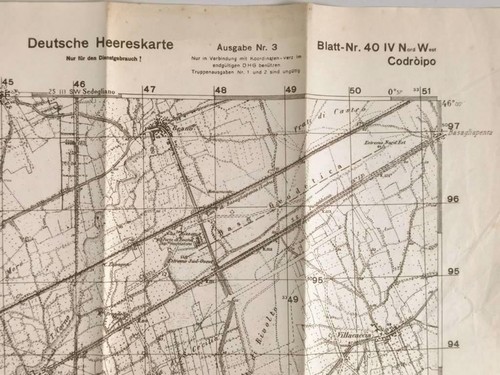 Deutsche heereskarte - deutsche,