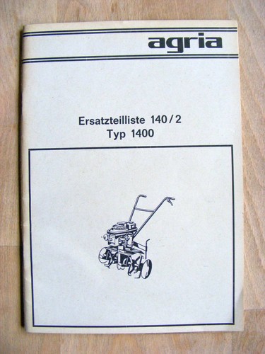 Agria 1400 mit motor sachs - 1400,