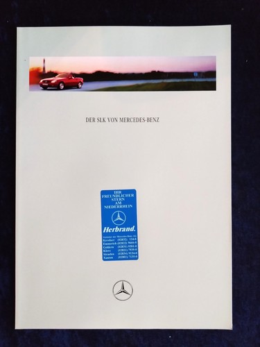 Mercedes slk prospekt 1996 - mercedes, 8.1996