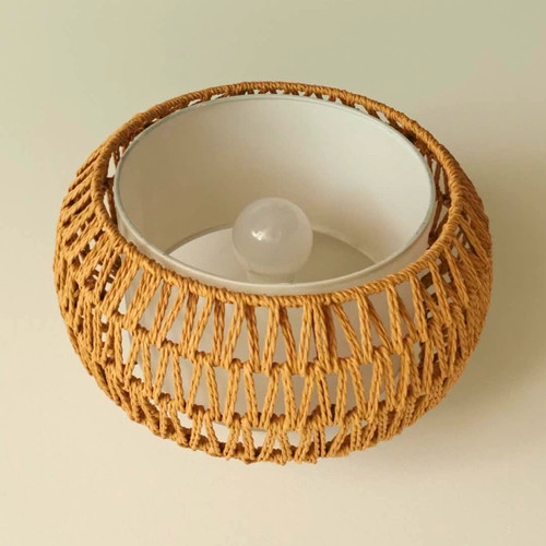Boho deckenleuchte rattan - boho,