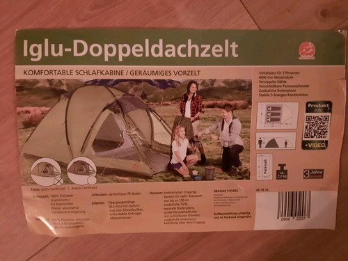 Neu iglu doppeldachzelt - -, 3