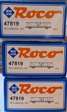 3 Roco Clubmodelle mit Zuckerrüben beladen H0