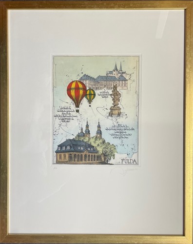 Original radierung dieter - -,