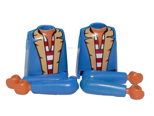 Playmobil körper braune - x2,