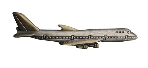 Flugzeug krawattenklammer - flugzeug,