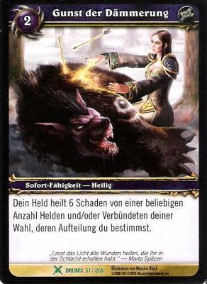 Wow gunst der dämmerung - -,