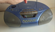 Sony CFD-S250L CD Radio Kassetten Recorder in Blau Mit Fernbedienung wie Neu