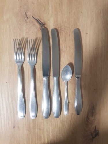 Altes alu besteck sibefa - alu, ddr