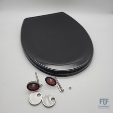 SCHÜTTE WC-Sitz mit Absenkautomatik | Abnehmbarer Klodeckel aus bruchsicherem Du