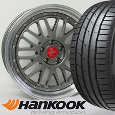 18 Zoll ABE Sommerräder Keskin KT22 Grau Polish Tiefbettfelgen 225/40 18 Hankook