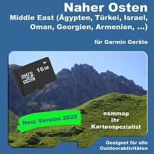Naher Osten Middle East Karte