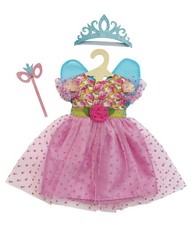 Heless 2440 - Puppenkleidung im Design Prinzessin Lillifee, Kleid inkl. Glitzerk