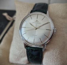 Jaeger-LeCoultre Vintage AUTOMATIC Stainless Steel mit neuem PATEK PHILIPPE Etui