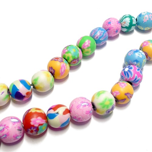 Perlen aus polymer - clay, "fimo"