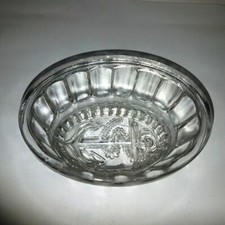 Puddingform um 1900 antik Glassammler Pressglas Anker maritimes Motiv