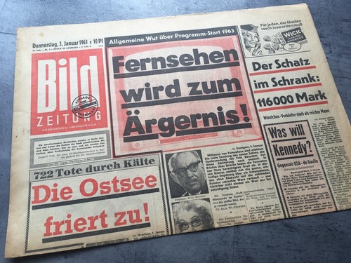 Bild zeitung 1963 - bild,