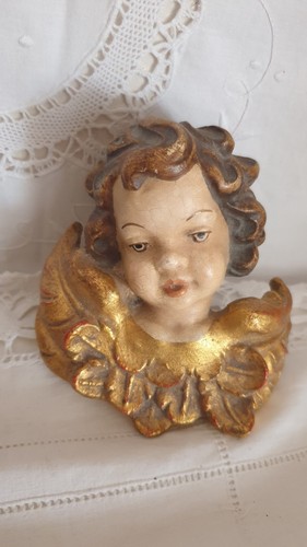 Vintage holz engel putto - engel,
