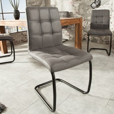 Industrial Freischwinger Stuhl