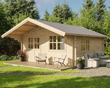 Gartenhaus Blockhütte