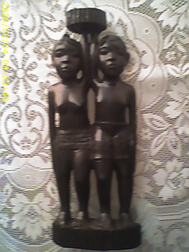 Holz figur aus afrika - aus, und