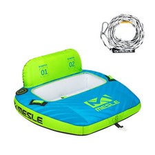 Mesle Tube Bumper Set mit Leine 1-3 Personen Funtube Boot & Jetski, Wasserreifen