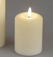 LED Kerze KLASSIK creme H