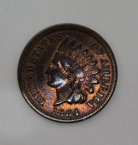 Usa indian head cent - indian, 1864