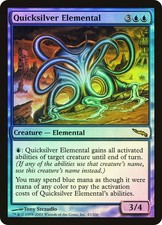 FOIL Quicksilver Elemental ~ Mirrodin [ Excellent ] [ Magic MTG ]